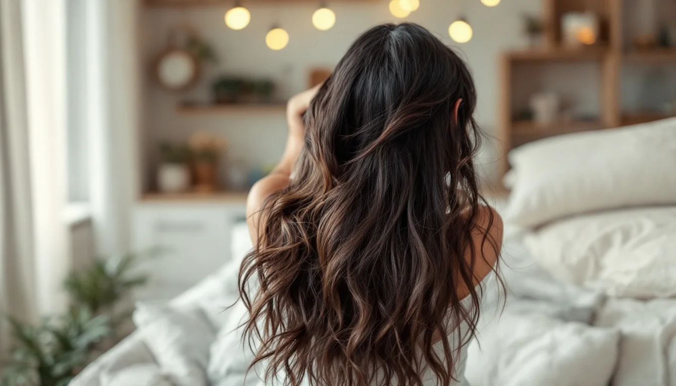 Cheveux secs : nuit anti-friction